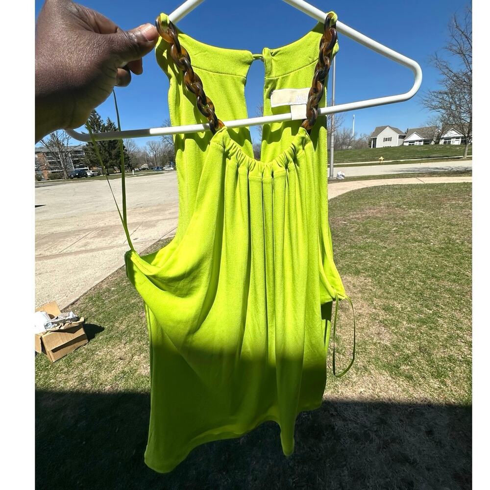 Michael Kors Women’s Lime Green Tank Top Size‎ Large - Picture 4 of 9